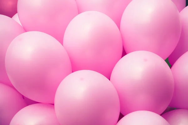 Roze ballons achtergrond — Stockfoto