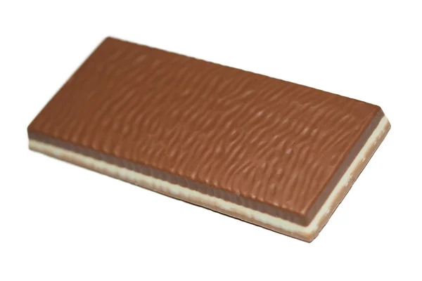 Choklad isolerad på vitt — Stockfoto