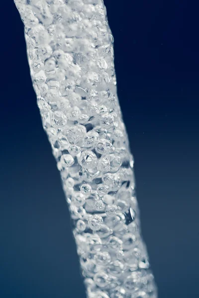 Fluxo de água, vista de close-up — Fotografia de Stock