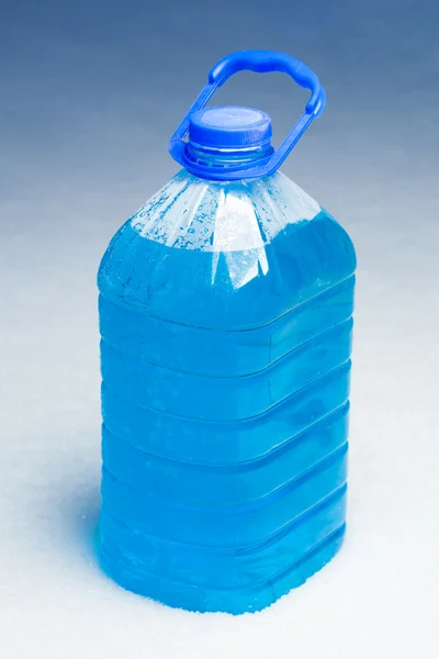 Can with non-freezing cleaning liquid — Stock Photo, Image