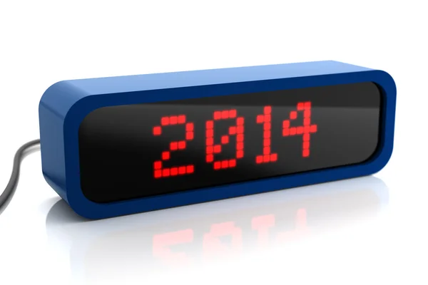 Pantalla led de 2014 año — Foto de Stock