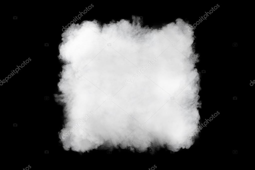 square smoke cloud background