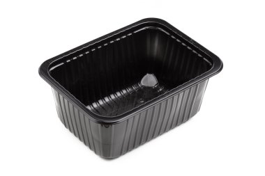 Plastik kap beyazda izole edildi