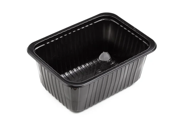 Plastic container geïsoleerd op wit — Stockfoto