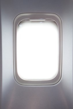 side window in airplane