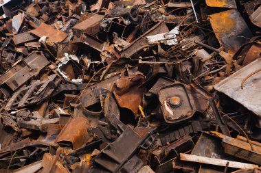 scrap metal heap clipart