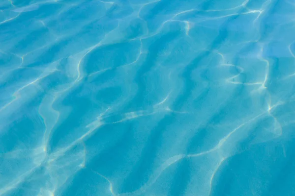 Sandy bottom of blue sea — Stock Photo, Image