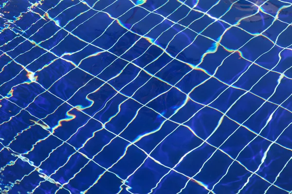 Swimming pool caustics — Stock Photo, Image