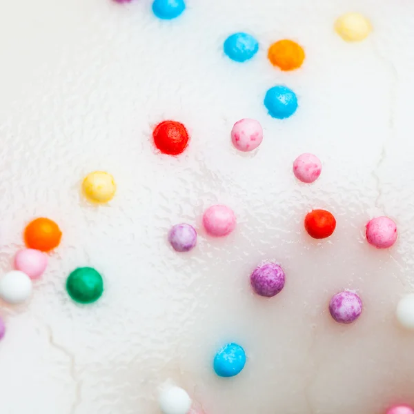 Donut sprinkles arka plan, yakından görmek — Stok fotoğraf