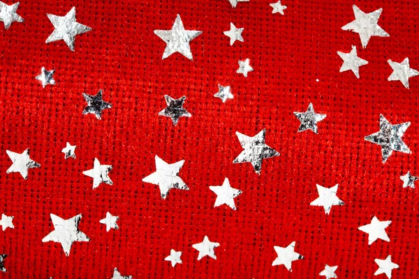 Vermelho estrelas de Natal fundo — Fotografia de Stock