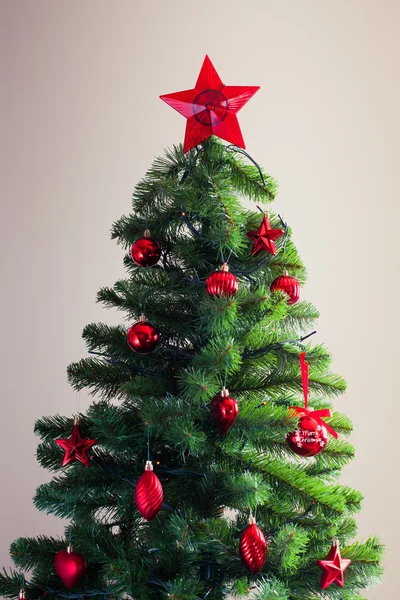Decorated christmas tree Stock Image