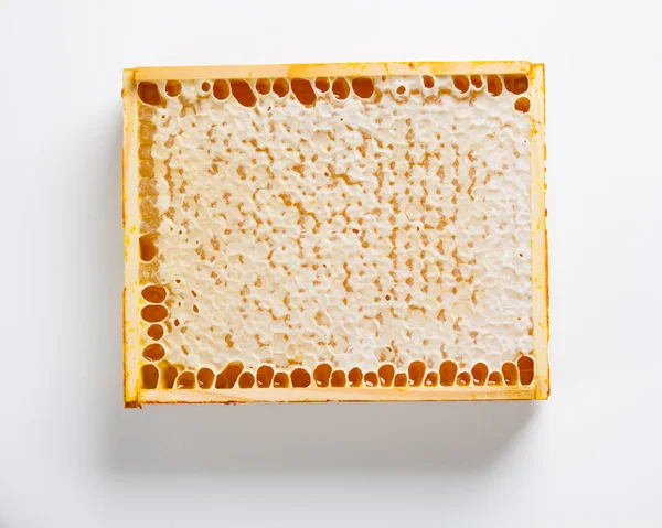 Lilin sarang madu alami dalam bingkai — Stok Foto