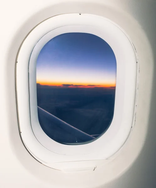 side window in airplane