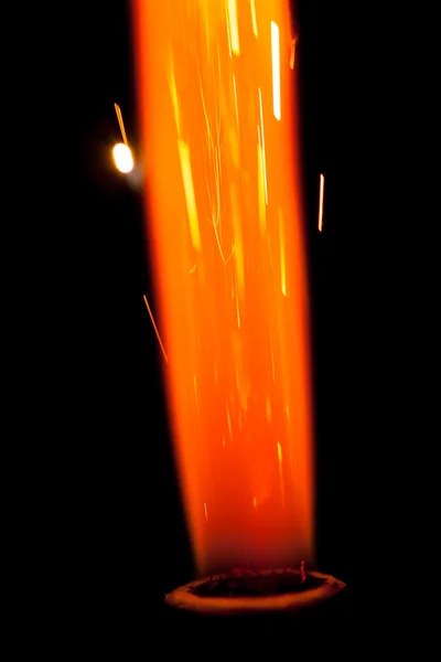 Firework sparkler, close-up view — Stock Photo, Image