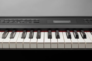 dijital piyano synthesizer tuşları