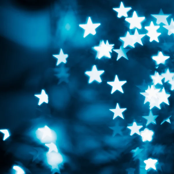 Abstract festive stars bokeh — Stock Photo, Image