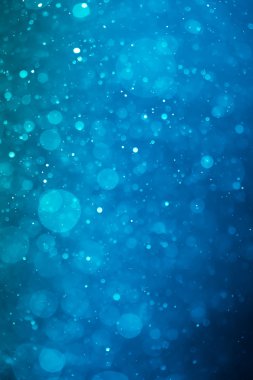 mavi parlak bokeh arka plan