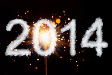 mutlu yeni yıl 2014, bulut tarzı metin