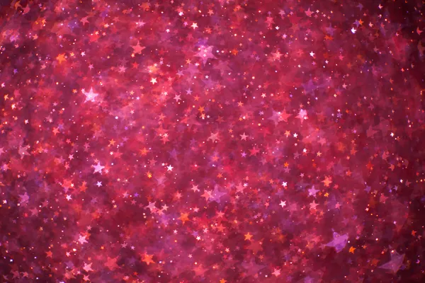 粉红色发光的星星背景 — 图库照片