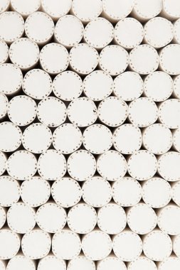 Sigara soyut beyaz filtreleri