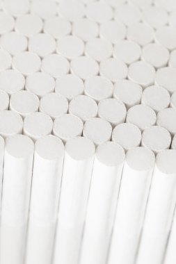 Sigara soyut beyaz filtreleri