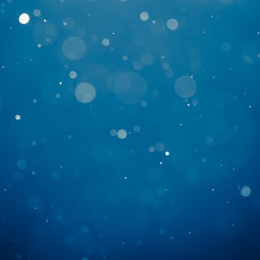 mavi parlak bokeh arka plan