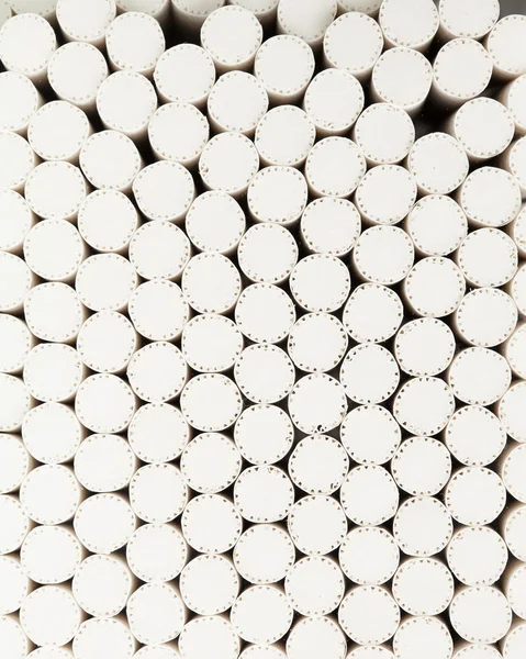 Fondo abstracto de filtros blancos de cigarrillos —  Fotos de Stock