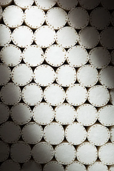Filtres blancs abstraits de cigarettes — Photo
