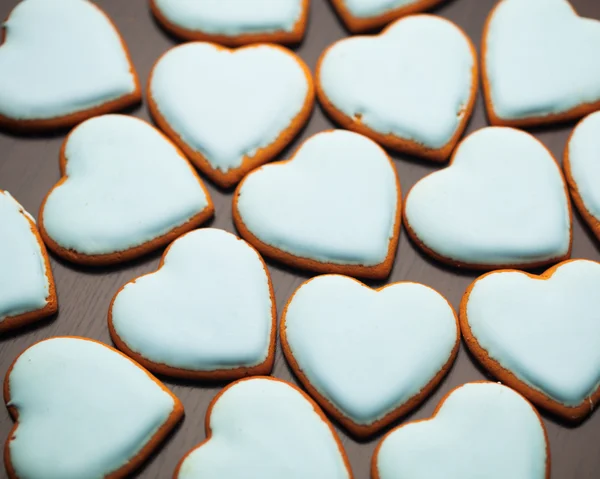 Cookies hjärtan — Stockfoto