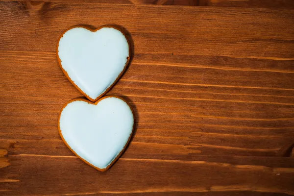 Galletas corazones — Foto de Stock