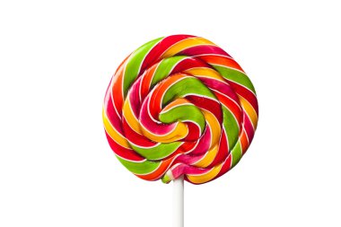 Renkli lolipop şekeri