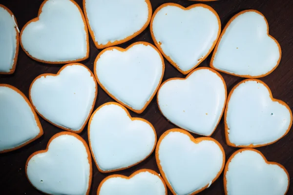 Galletas corazones — Foto de Stock