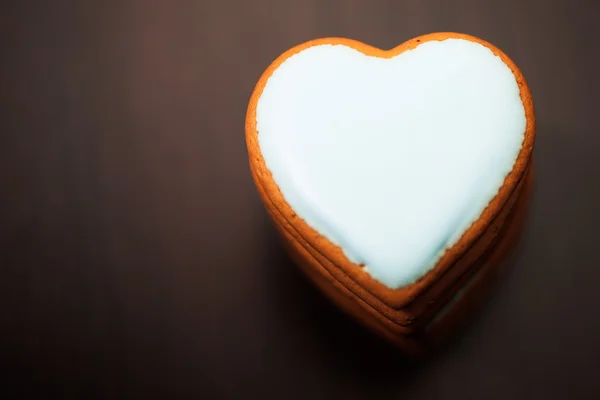 Çerez kalp — Stok fotoğraf