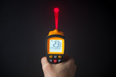 el Kızılötesi Lazer termometre