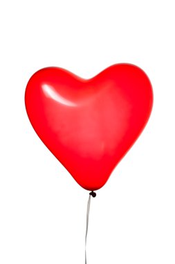 kalp kırmızı balon şeklinde