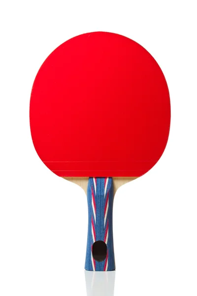 Table tennis bat, isolated on white — Stock Photo, Image