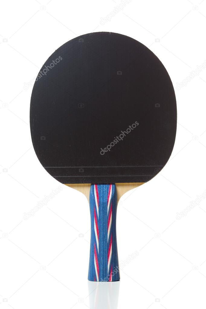 table tennis bat, isolated on white
