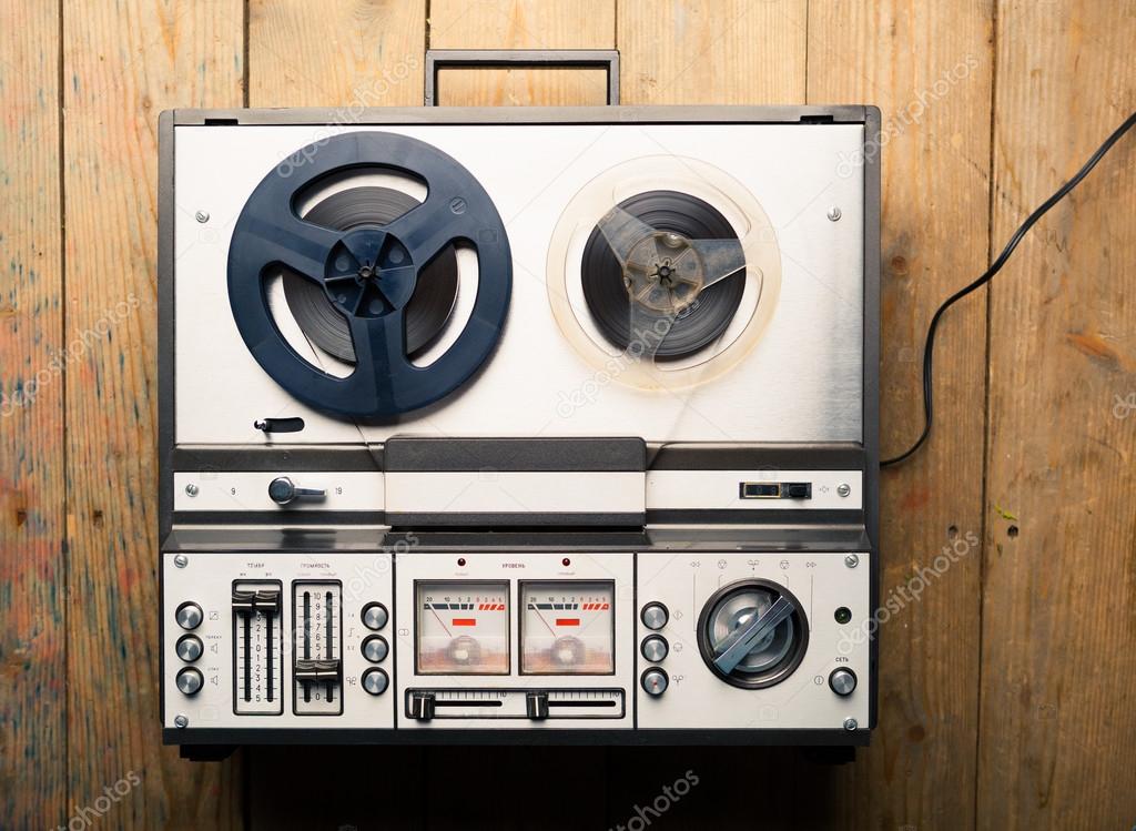 Reel to reel tape player and recorder — Stock Photo © nikkytok