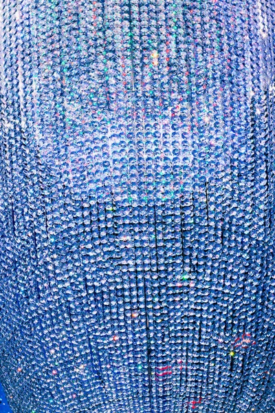 Абстрактный синий фон с множеством кристаллов — стоковое фото