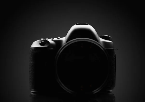 Photo Video Camera Silhouette Front View — Stock Photo, Image