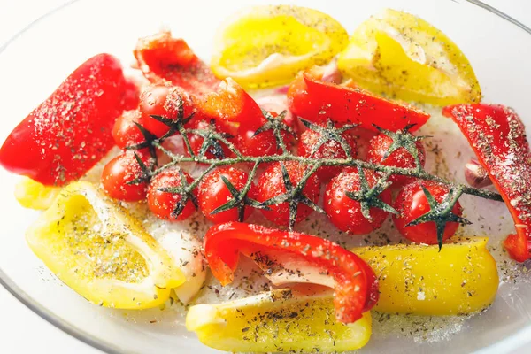 Fresh Vegetables Ready Baked Stock Image