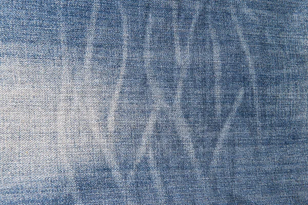 Old blue jeans pattern background — Stock Photo, Image