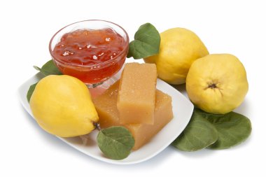 Quince cheese and jelly clipart