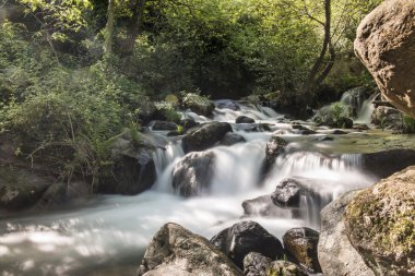 Şelaleli dağ nehri