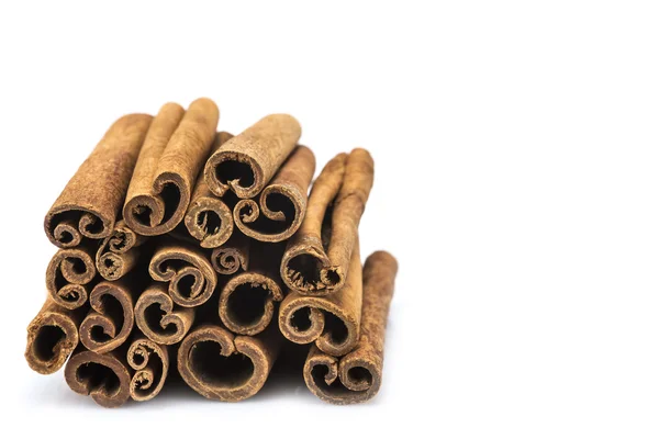 Cinnamon on a white background — Stock Photo, Image