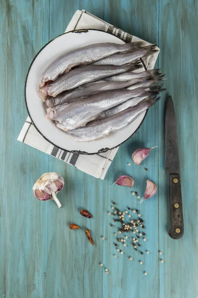 Cooking fish — Stock Photo, Image