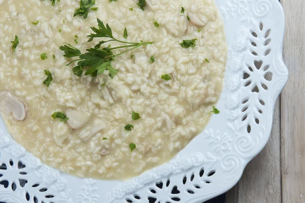 Porcini svamp risotto — Stockfoto