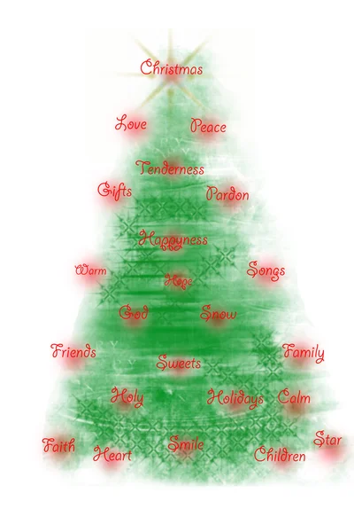 Christmas gretting card — Stock Photo, Image