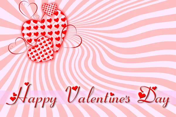 Wenskaart voor Valentijnsdag — Stockfoto