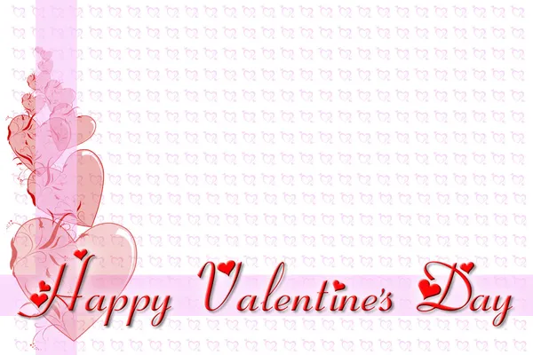 Tarjeta de felicitación para el día de San Valentín —  Fotos de Stock